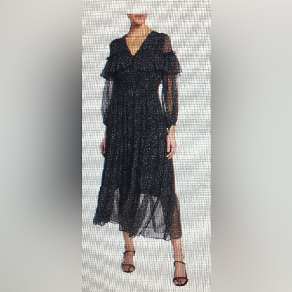 Bardot maxi dress. Worn once!🖤